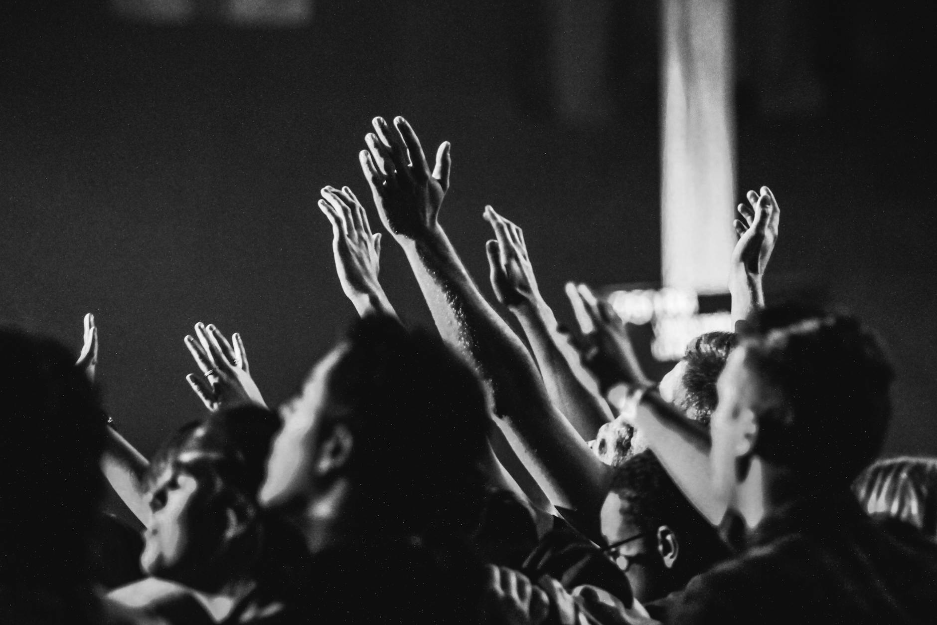 Fotografía de público en concierto para producción audiovisual en directo